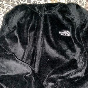 Black fuzzy North Face!